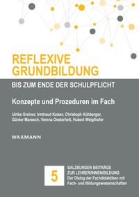 Buch Cover Reflexive Grundbildung bis zum Ende der Schulpflicht