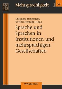 Buch Cover Sprache und Sprachen in Institutionen und mehrsprachigen Gesellschaften