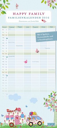 Buch Cover Happy Family Familienkalender 2016