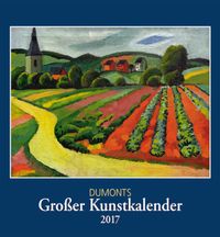 Buch Cover Kunstkalender 2017, DuMonts Großer Kunstkalender, Wandkalender Format 44,5 x 48 cm