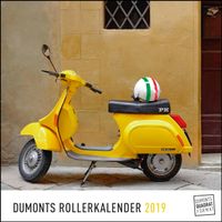 Buch Cover DUMONTS Roller-Kalender 2019 – Wandkalender mit Motorrollern – Quadratformat 24 x 24 cm