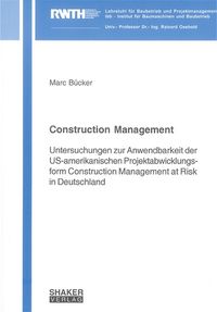 Buch Cover Construction Management
