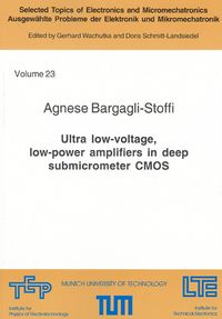 Buch Cover Ultra low-voltage, low-power amplifiers in deep submicrometer CMOS