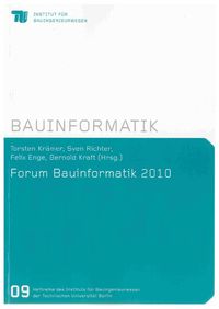 Buch Cover Forum Bauinformatik 2010