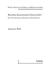 Buch Cover Brauchen Innovationen Schutzrechte?
