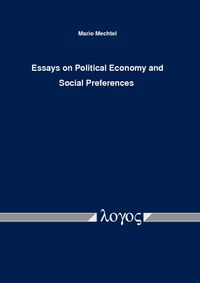 Buch Cover Essays on Political Economy and Social Preferences
