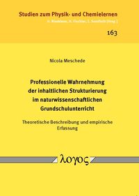 Buch Cover Professionelle Wahrnehmung der inhaltlichen Strukturierung im naturwissenschaftlichen Grundschulunterricht