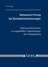 Buch Cover Behavioral Pricing bei Schadenversicherungen