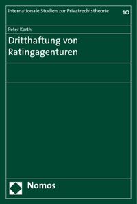 Buch Cover Dritthaftung von Ratingagenturen
