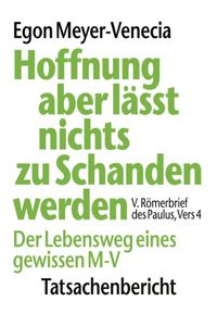 Buch Cover Hoffnung aber lässt nichts zu Schanden werden
