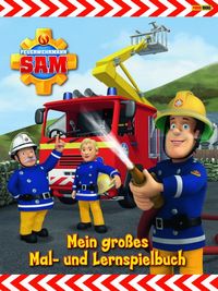 Buch Cover Feuerwehrmann Sam Malbuch