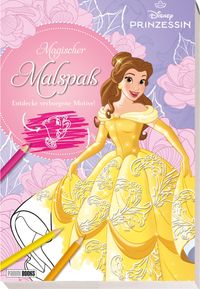 Buch Cover Disney Prinzessin: Magischer Malspaß - Entdecke verborgene Motive!