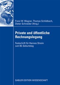 Buch Cover Private und öffentliche Rechnungslegung