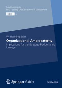 Buch Cover Organizational Ambidexterity