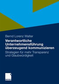 Buch Cover Verantwortliche Unternehmensführung überzeugend kommunizieren