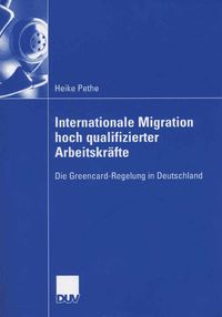 Buch Cover Internationale Migration hoch qualifizierter Arbeitskräfte