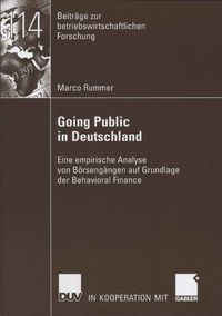 Buch Cover Going Public in Deutschland