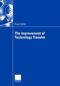 Buch Cover The Improvement of Technology Transfer