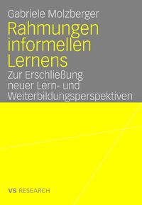 Buch Cover Rahmungen informellen Lernens