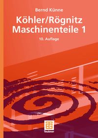 Buch Cover Köhler/Rögnitz Maschinenteile 1