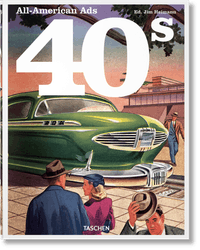 Buch Cover All-American Ads of the 40s
