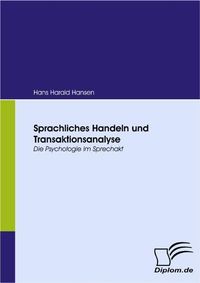 Buch Cover Sprachliches Handeln und Transaktionsanalyse