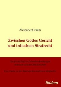 Buch Cover Zwischen Gottes Gericht und irdischem Strafrecht