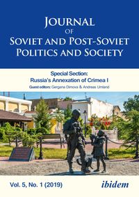 Buch Cover Journal of Soviet and Post-Soviet Politics and Society