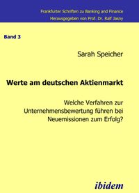 Buch Cover Werte am deutschen Aktienmarkt