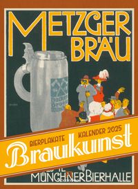 Buch Cover Braukunst Bierplakate Kalender 2025