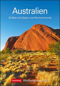 Buch Cover Australien Kalender 2020