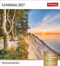 Buch Cover Lichtblicke Postkartenkalender 2027 - Wochenkalender mit 53 Postkarten