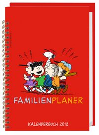 Buch Cover Peanuts Familienplaner Buch A5 2012