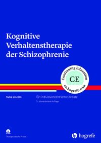 Buch Cover Kognitive Verhaltenstherapie der Schizophrenie