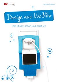 Buch Cover Design aus Wollfilz