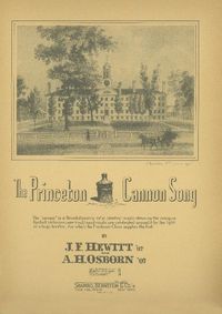 Buch Cover The Princeton Cannon Song