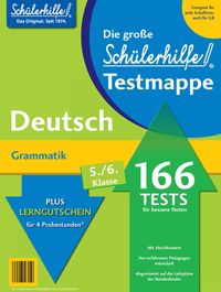Buch Cover Testmappe Deutsch Grammatik (Kl. 5.-6.)