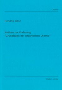Buch Cover Notizen zur Vorlesung "Grundlagen der Organischen Chemie"