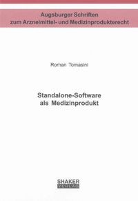 Buch Cover Standalone-Software als Medizinprodukt