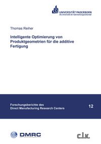 Buch Cover Intelligente Optimierung von Produktgeometrien für die additive Fertigung