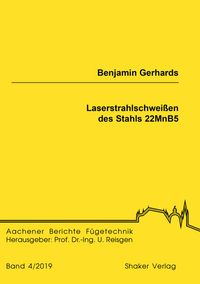 Buch Cover Laserstrahlschweißen des Stahls 22MnB5
