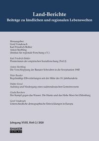 Buch Cover Land-Berichte. Jahrgang XXIII, H. 2/2020