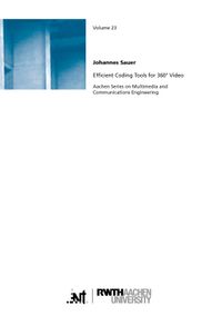 Buch Cover Efficient Coding Tools for 360° Video
