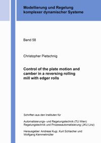 Buch Cover Control of the plate motion and camber in a reversing rolling mill with edger rolls