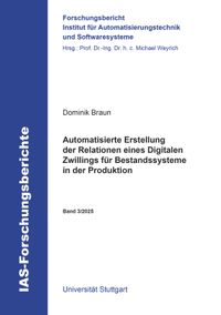 Buch Cover Automatisierte Erstellung der Relationen eines Digitalen Zwillings für Bestandssysteme in der Produktion