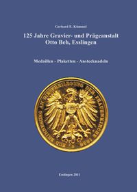 Buch Cover 125 Jahre Prägeanstalt Otto Beh Esslingen