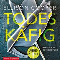 Buch Cover Todeskäfig (Ein Sayer-Altair-Thriller 1)
