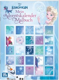 Buch Cover Disney Die Eiskönigin: Disney Die Eiskönigin: Mein Adventskalender-Malbuch