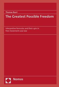Buch Cover The Greatest Possible Freedom