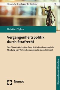 Buch Cover Vergangenheitspolitik durch Strafrecht